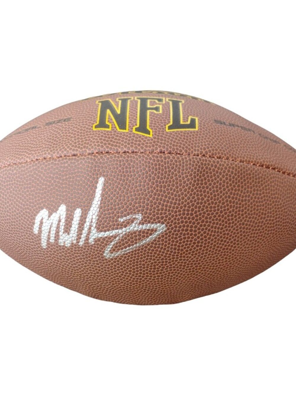 Mike Singletary Signed Wilson Football Chicago Bears HOF 85 Defense BAS COA
